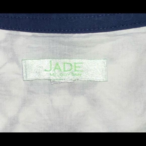 Jade by Melody Tam white and navy crop jacket - Picture 6 of 12